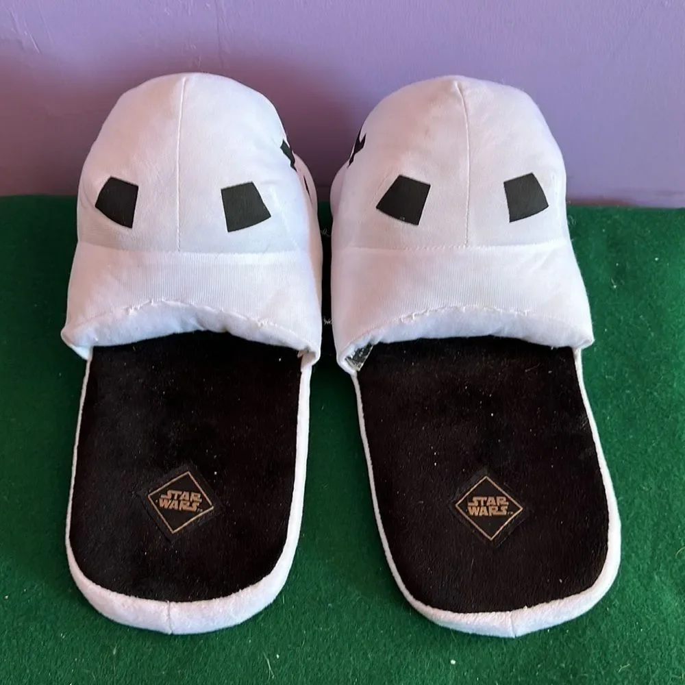 Star Wars Stormtrooper Men's Slippers Bedroom Shoes Collector Gift Size [Insert
